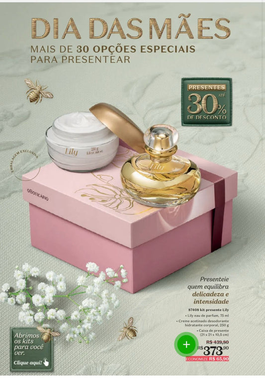 Kits especiais Dia das mães